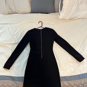 Arden B Black Long Sleeve Dress with Zipper